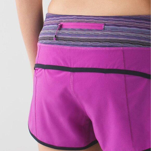 Lululemon Speed Short Ultra Violet / Space Dye Twist Ultra Violet Multi / Naval - Picture 6 of 6